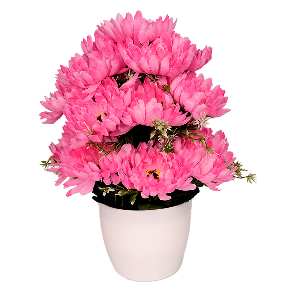 Gerbera Daisy Artificial Flower Basket
