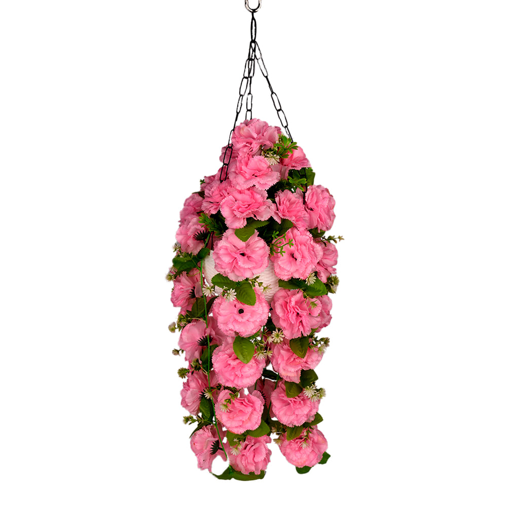 Pink Artificial Hanging Plants